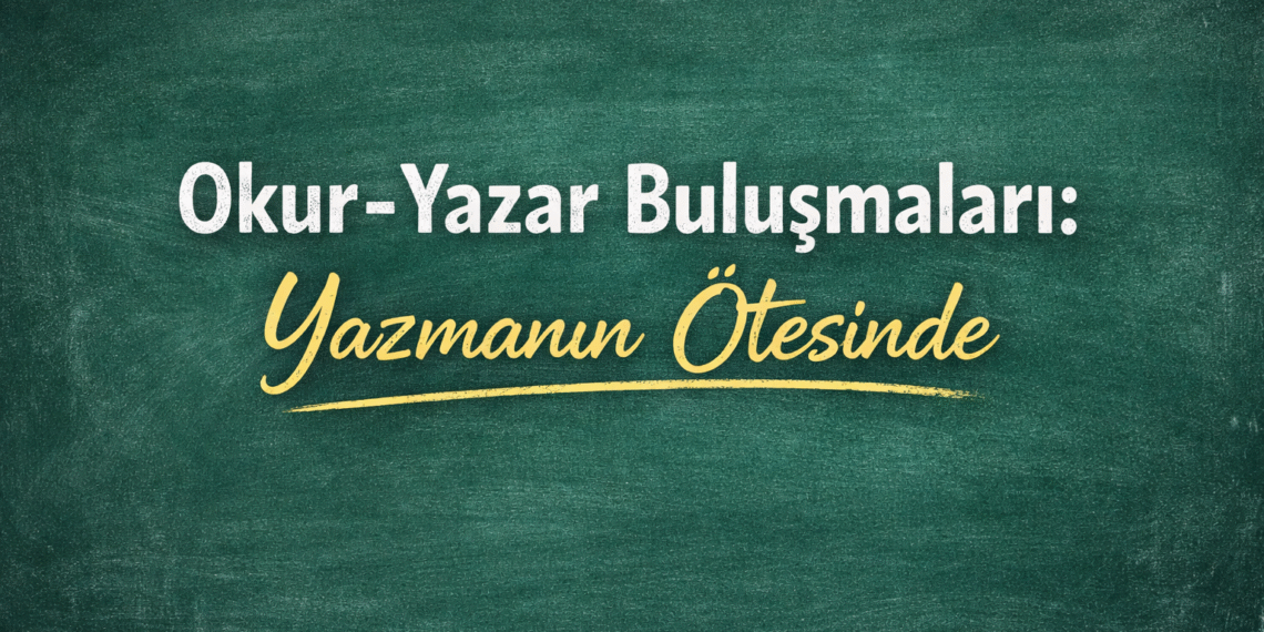 okur yazar buluşmaları yazmanın ötesinde