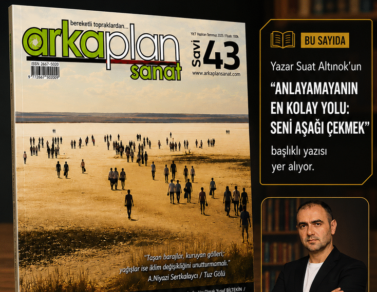 Arka Plan Sanat Dergisi’nin 43. Sayısında Yazar Suat Altınok İmzası